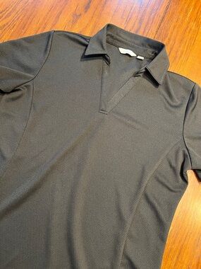Women’s Lady Hagen Black Polo-Style Short Sleeve Golf Shirt